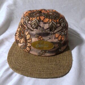 Grassroots California 420 Limited Edition Lettuce Floral Hemp Strap Back Hat